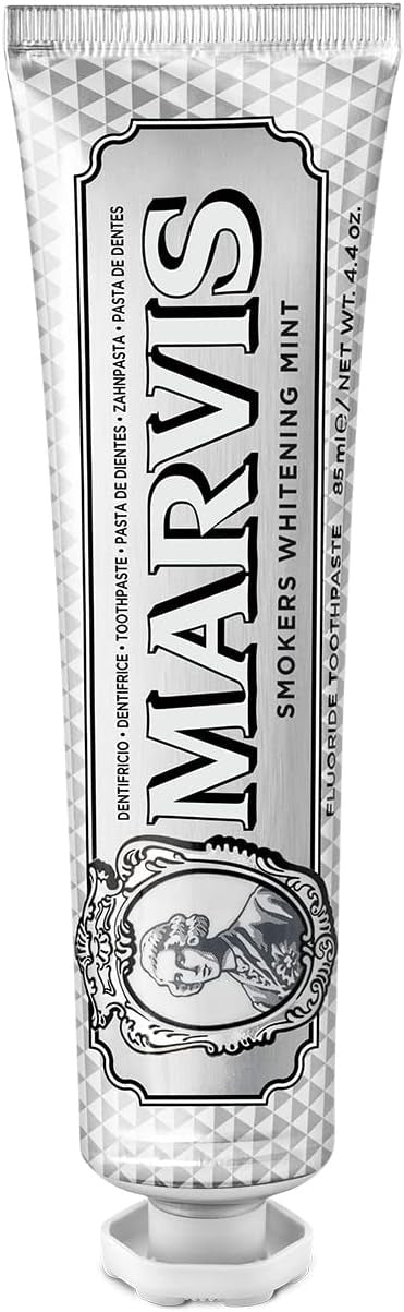 Marvis Smokers Whitening Mint Toothpaste 85ml | Luxury Fresh Breath & Teeth Whitening