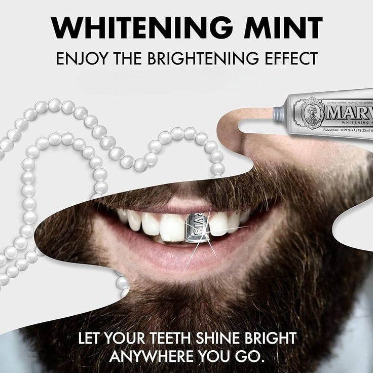 Marvis Whitening Mint Toothpaste 85ml | Luxury Fresh Smile
