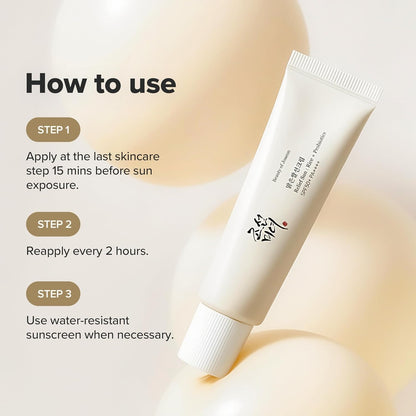 Relied Sun - Rice + Probiotics (SPF50+PA++++) Korean Sunscreen sunblock 50ml