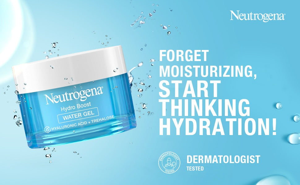 Neutrogena Face Moisturizer Water Gel, Hydro Boost for sensitive skin, 50 ml