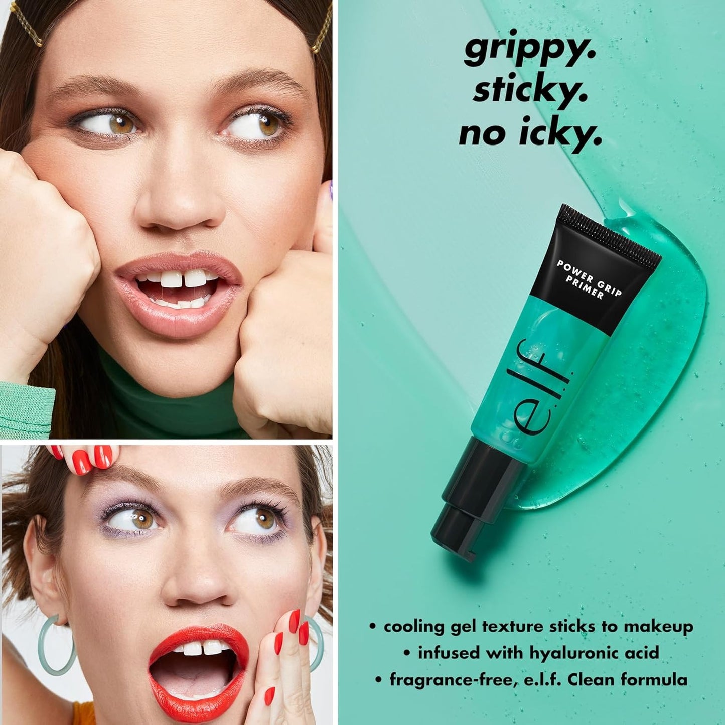 e.l.f. Power Grip Primer Hydrating Face Primer 0.811 Fl Oz (24 ml)