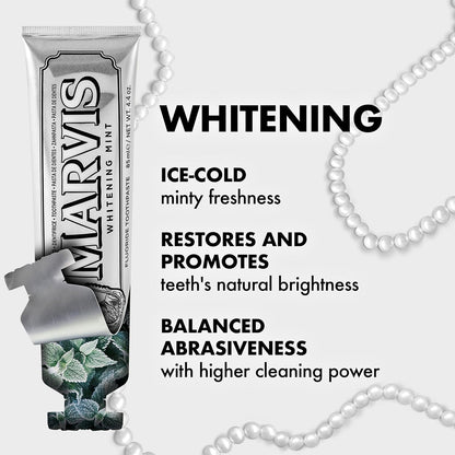 Marvis Whitening Mint Toothpaste  85ml | Luxury Fresh Smile