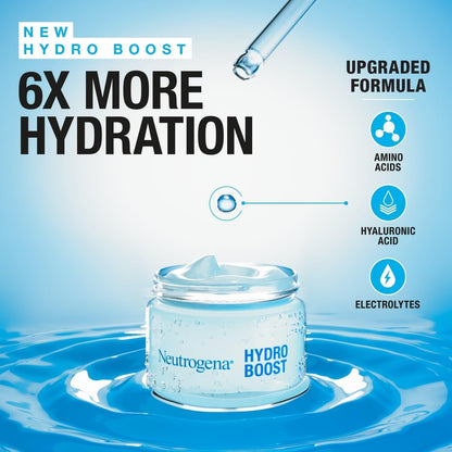 Neutrogena Face Moisturizer Water Gel, Hydro Boost for sensitive skin, 50 ml