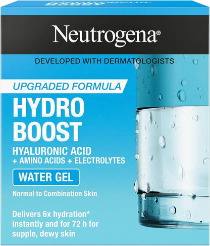 Neutrogena Face Moisturizer Water Gel, Hydro Boost for sensitive skin, 50 ml