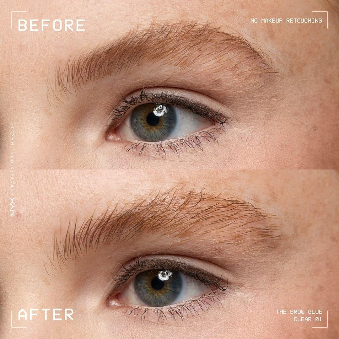 NYX Professional Makeup The Brow Glue Shade: Clear (01)