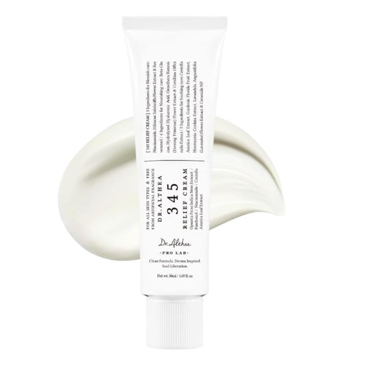 Dr.Althea 345 Relief Cream Vegan Skincare for All Skin Types | 1.69 Fl Oz