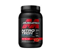 Muscletech Nitro Tech Whey Protein, Strawberry, Enhance Muscle & Strength & Performance